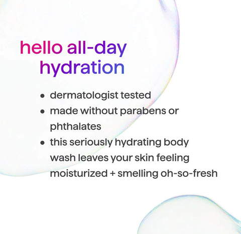 hydrating body wash - serene escape, 18 fl oz