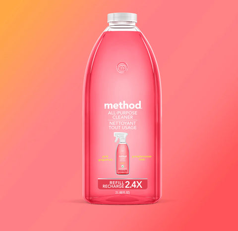 all-purpose cleaner refill - pink grapefruit, 68 fl oz