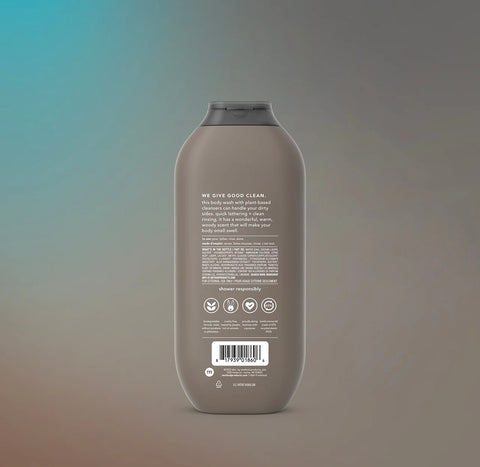 men body wash - cedar + cypress, 18 fl oz