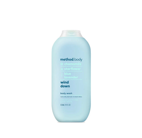 body wash - wind down, 18 fl oz
