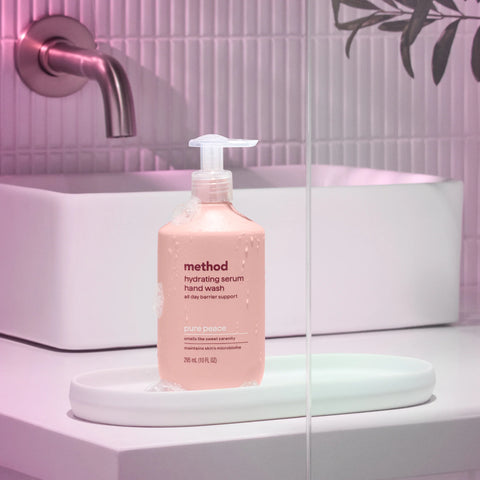 hydrating serum hand wash - pure peace, 10 oz