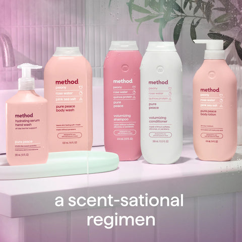 hydrating serum hand wash - pure peace, 10 oz