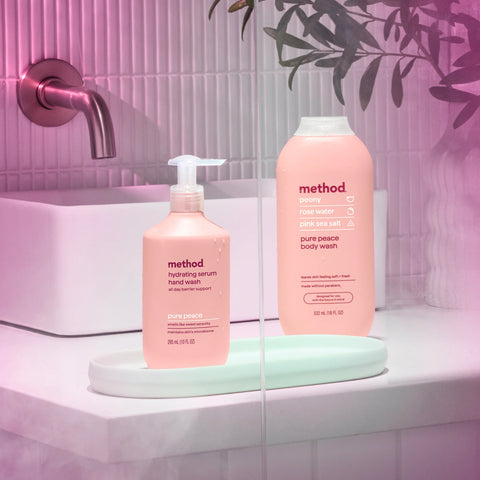 hydrating serum hand wash - pure peace, 10 oz