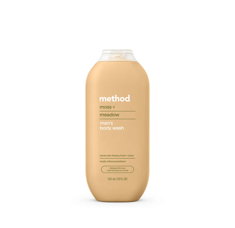 body wash - moss + meadow, 18 fl oz