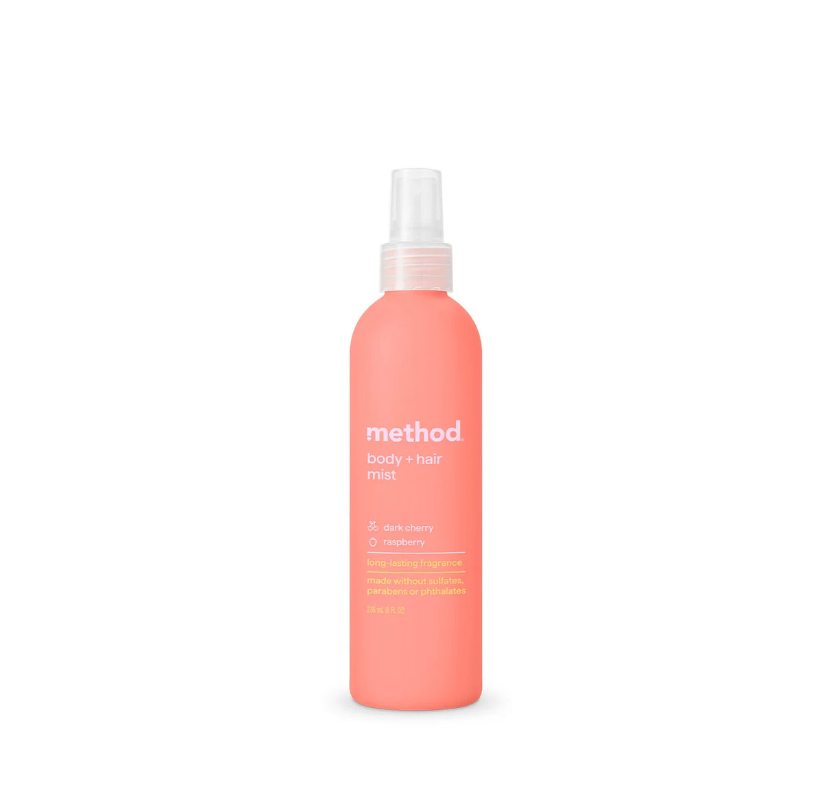 body + hair mist - dark cherry + raspberry, 8 fl oz