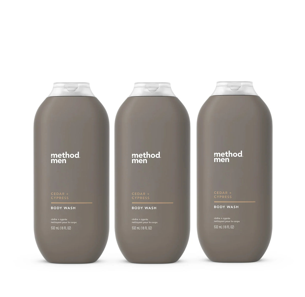 men body wash 3-count bundle - cedar + cypress