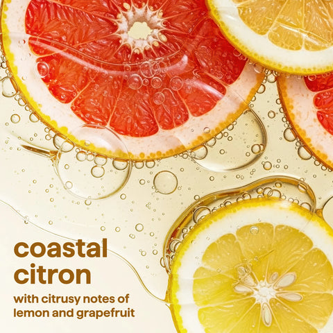 super shine liquid dish soap - coastal citron, 16 fl oz