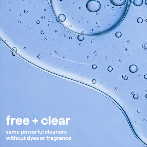 super shine liquid dish soap refill - free + clear, 48 fl oz