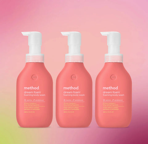 dream foam foaming body wash 3-ct bundle, 40.5 oz