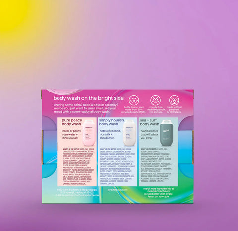 travel-sized gift set body wash trio, 10.2 oz