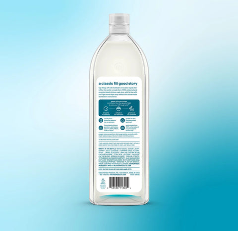 super shine liquid dish soap refill - dewy daze, 48 fl oz