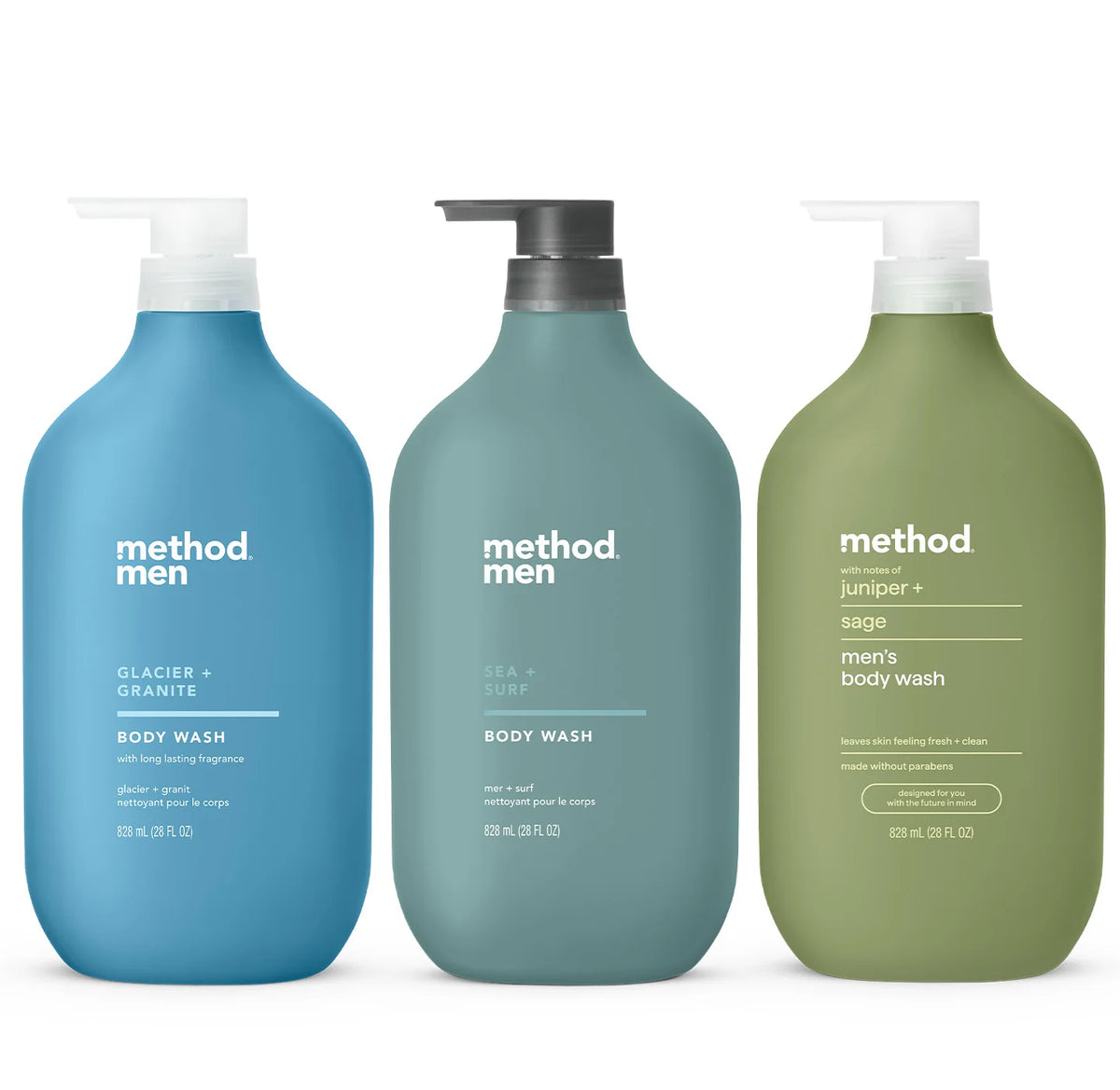 men body wash trio, 84 oz.