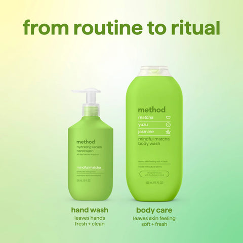 hydrating serum hand wash - mindful matcha, 10 oz