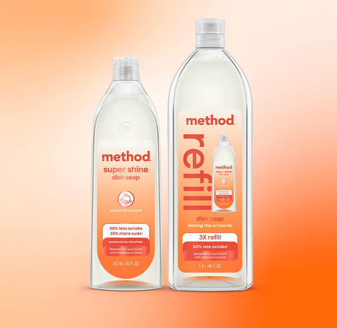 super shine liquid dish soap starter set - among the orchards