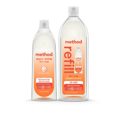 super shine liquid dish soap starter set - among the orchards