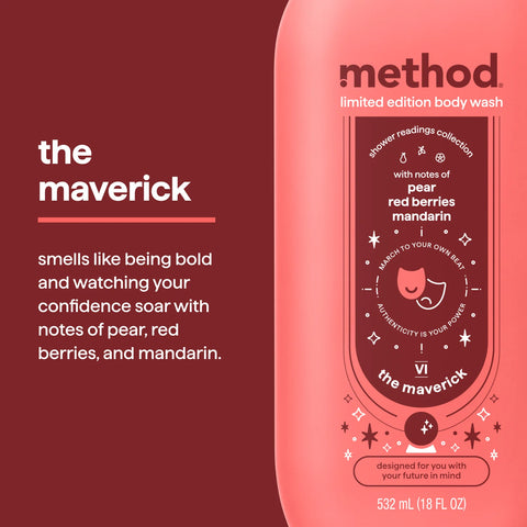 Shower Readings Body Wash, The Maverick, 18oz