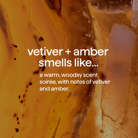 body + hair mist - vetiver + amber, 8 fl oz