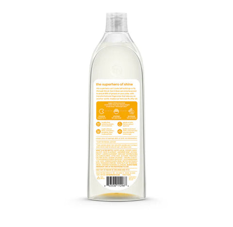 super shine liquid dish soap - coastal citron, 16 fl oz